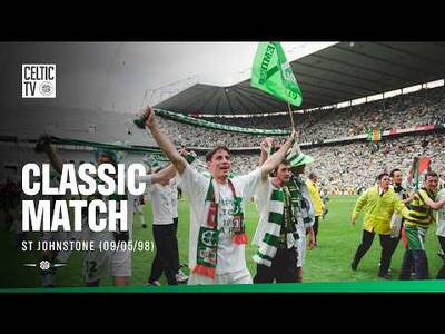 Classic Match: Celtic 2-0 St Johnstone (09/05/98) | Larsson and Brattbakk fire Celtic to glory?