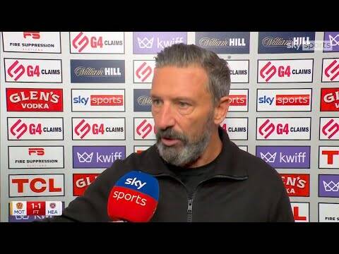 Derek McInnes ABSOLUTELY RAGING Over Decision To Not Award Penalty Kick | Motherwell 1-1 Hearts