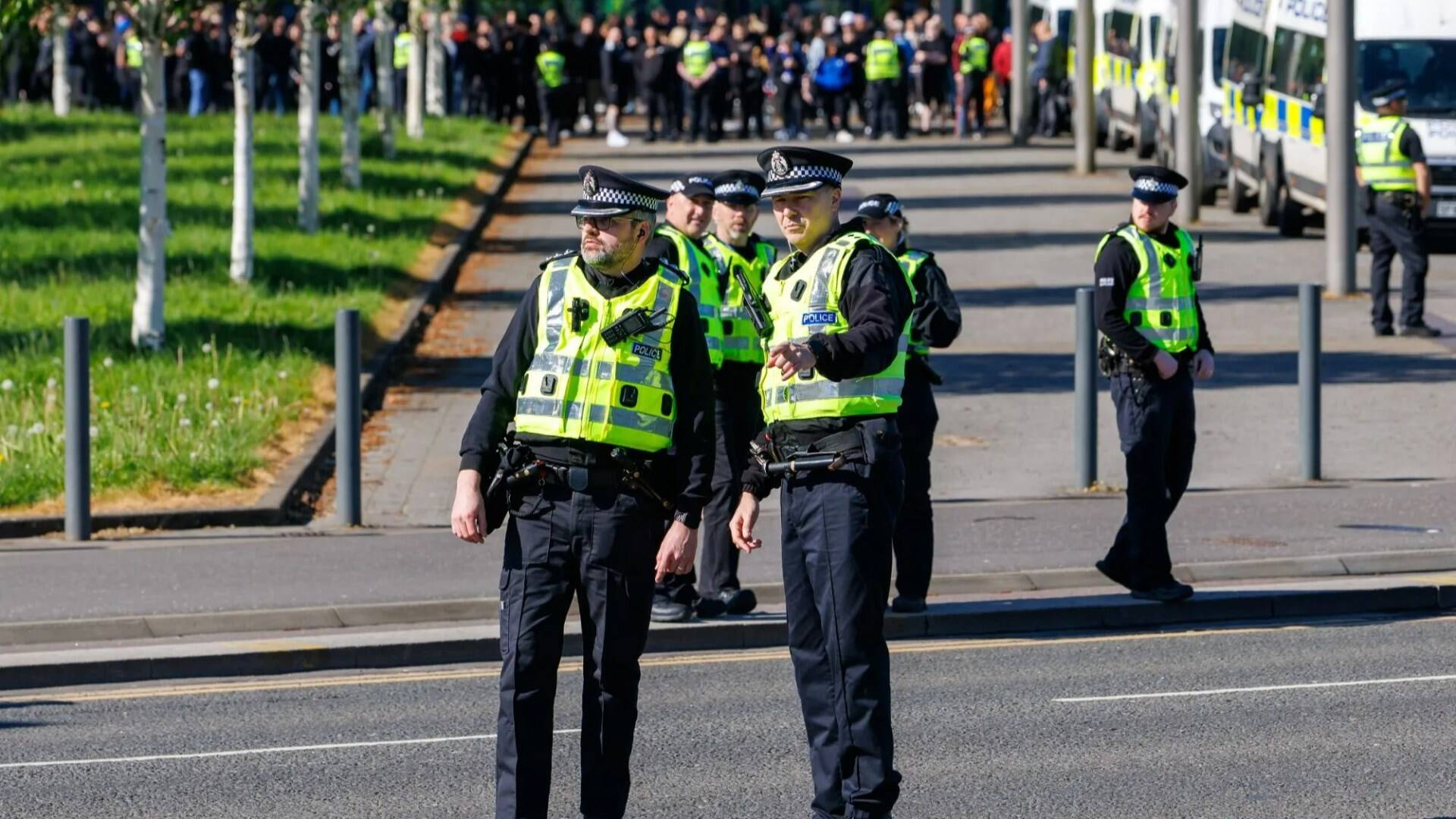 Dozens of Rangers fans ‘chased by cops on horseback’ after being turned away from Celtic Park ahead of O** F***