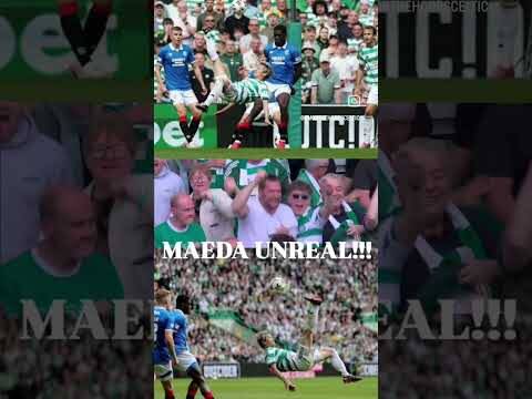 DAIZEN MAEDA WITH ONE THE BEST GOALS I’VE EVER SEEN #glasgowderby #celticfc #daizenmaeda