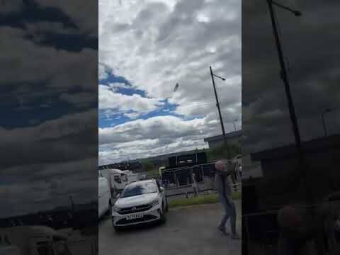 Raging Rangers Fans Throwing Bottles at Celtic Fans