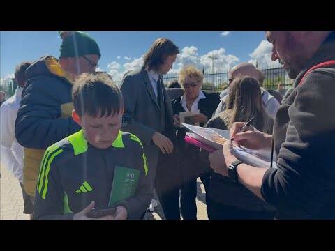 Rod Stewart Arriving Before the Celtic V Rangers Game!!!