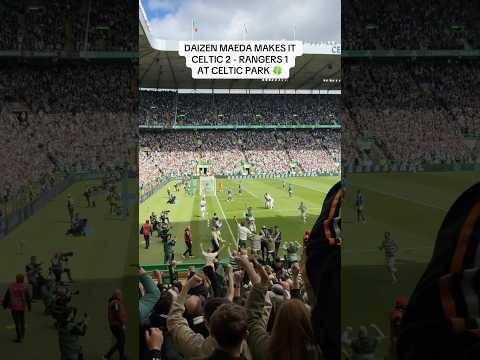 Daizen Maeda makes it 2-1 Celtic #celticrangers #celticpark #celticfans #daizenmaeda