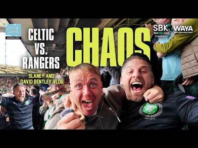 CELTIC vs RANGERS CARNAGE WITH DAVID BENTLEY & SLANEY! | Crazy Scenes For Maeda Spectacular Goal!
