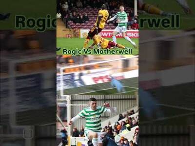 ROGIC SCORING A SCREAMER AGAINST MOTHERWELL IN HIS FINAL SEASON AT CELTIC #ROGIC #celticfc