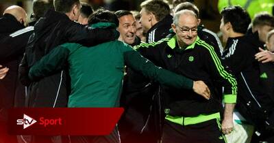 Celtic score last-minute winner as title race goes to final day against Hearts