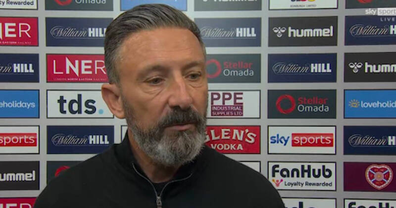 Seething Derek McInnes explodes at ‘disgusting’ Celtic penalty as Hearts boss fumes ‘we are up against everybody’