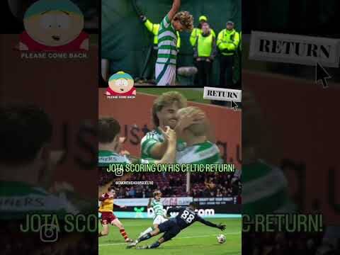 JOTA SCORING ON HIS CELTIC RETURN AT MOTHERWELL #JOTAONTHEWING #celticfc