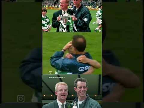 TOMMY BURNS AFTER CELTIC WINNING THE SCOTTISH CUP IN 1995 AGAINST AIRDRIE #celticfc