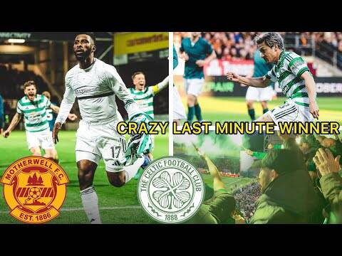 Crazy Scenes!!! Motherwell V Celtic 2-3 (Highlights)!!!