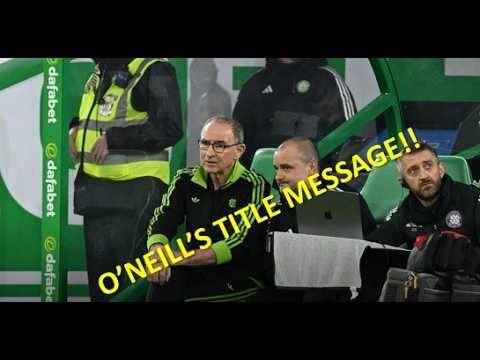 ROUSING: Celtic Boss Martin O’Neill’s Incredible Pre-Match Motherwell Rallying Cry