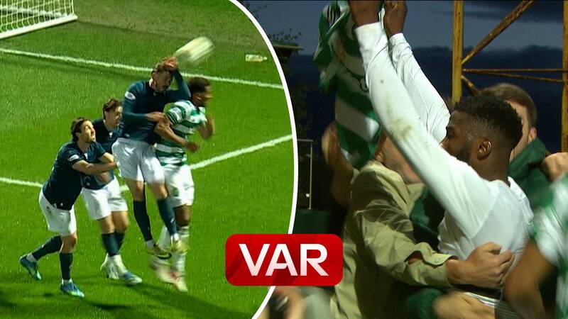 ‘Iconic scenes!’ | LATE, LATE DRAMA as VAR award Celtic 97th-minute penalty!