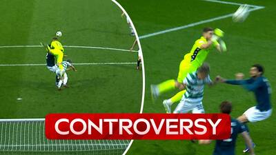 Should have Celtic had a penalty just before the HT break?