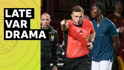 Controversial 99th-minute penalty keeps Scottish title race alive