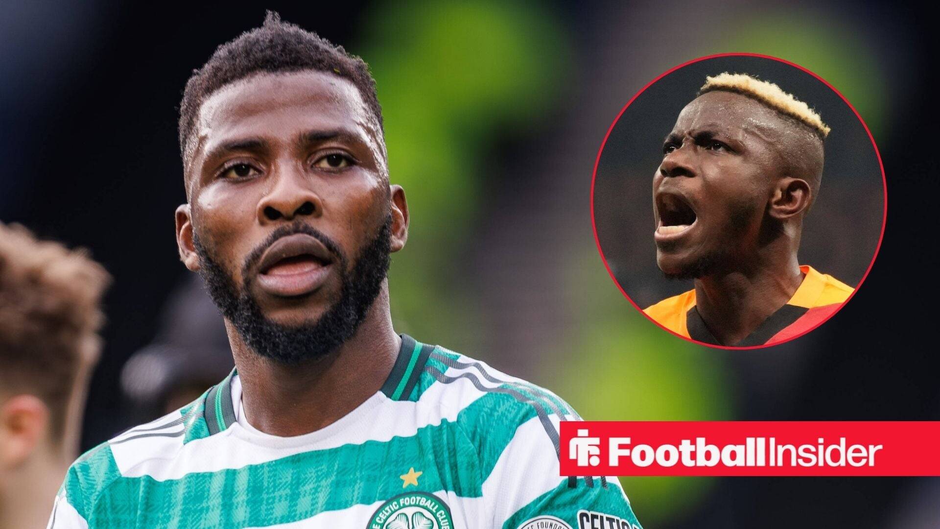Kelechi Iheanacho sends message to Celtic fans after Motherwell heroics, Victor Osimhen responds