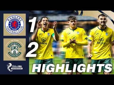 Rangers 1-2 Hibernian | HIGHLIGHTS | William Hill Premiership