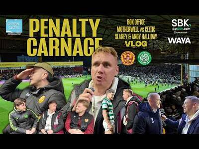 96th MINUTE PENALTY MADNESS AT FIR PARK! | Slaney & Andy Halliday Vlog Motherwell v Celtic Drama!
