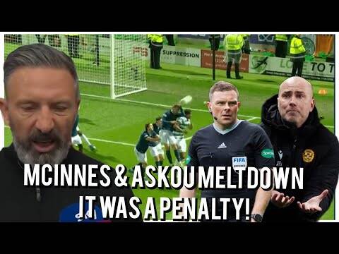 The Meltdown From Derek Mcinnes & Askou About Celtic Getting a Penalty Last Minute in the Game!