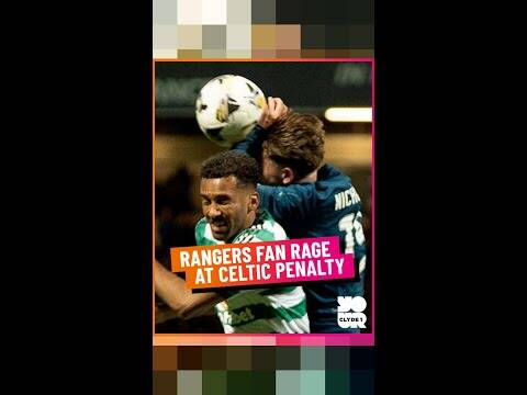 Rangers Fan Rage at Celtic Penalty