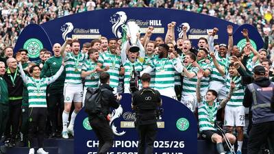 Celtic rise to the occasion and break Hearts to retain the title