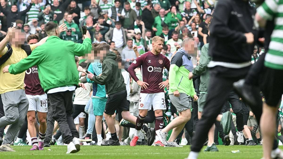 Celtic boss Martin O’Neill admits full-time scenes when fans ran onto the pitch were ‘pretty serious’