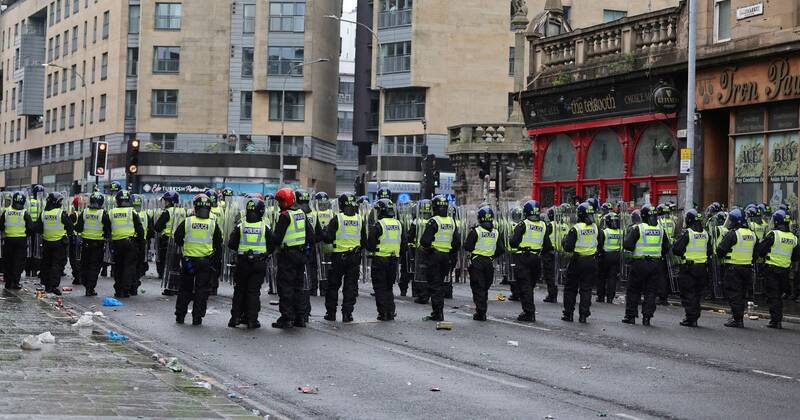 Cops injured in Celtic title party as ‘assaults’ on Hearts players probed