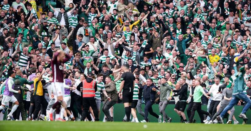 Hearts players ‘assaulted’ during Celtic fan pitch invasion as dejected stars make quickfire Parkhead exit