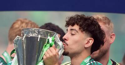 Celtic stars mock Rangers after title win with Simply the Best rendition