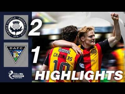 Partick Thistle 2-1 Dunfermline Athletic | HIGHLIGHTS | William Hill Premiership Play-Off