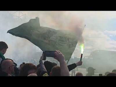 Celtic Team Bus / Prematch Support for the Bhoys