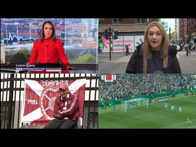 BBC News Report On Celtic Clinching League Title With 3-1 Win Over Hearts