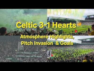 CELTIC ARE CHAMPIONS | Atmosphere Highlights Goals Pitch Invasion & Celebrations | Celtic 3-1 Hearts CELTIC ARE CHAMPIONS | Atmosphere Highlights Goals Pitch Invasion & Celebrations | Celtic 3-1 Hearts
