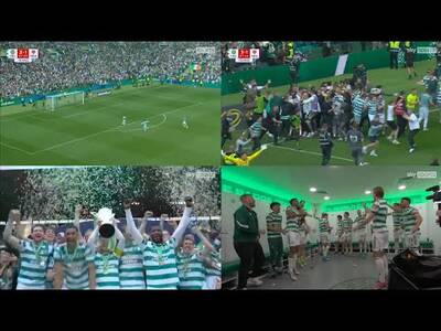 Osmand Goal, Pitch Invasion, Full Time Scenes & Celebrations | Celtic 3-1 Hearts