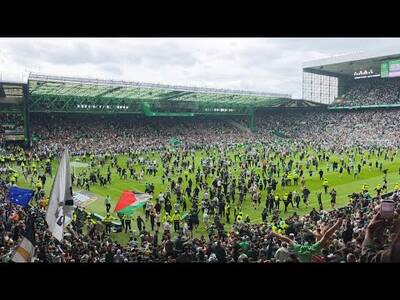 THE GREATEST ENDING TO A CELTIC GAME EVER | Last 10 Minutes & Pitch Invasion | Celtic 3-1 Hearts