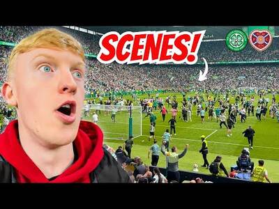 CRAZY SCENES as Celtic WIN Scottish Title Decider!?