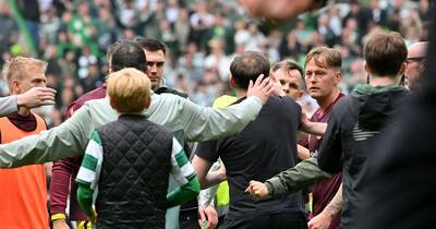 Hearts star reveals team mates left bloodied after acting as human shield as he breaks silence on Celtic chaos