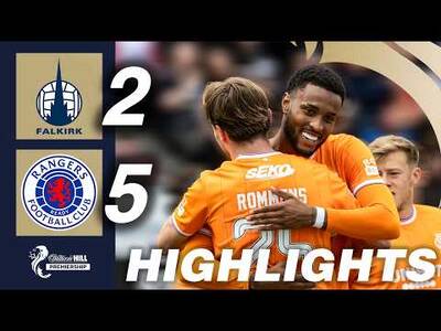 Falkirk 2-5 Rangers | HIGHLIGHTS | William Hill Premiership