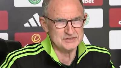 Martin O’Neill has a go at journo after question on Celtic scenes vs Hearts