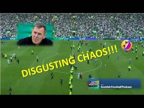 LOST IT! Pat Bonner’s epic Celtic goals reaction & BBC’s hysterical pitch invasion hysteria