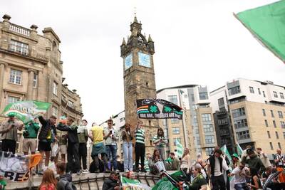 Police Scotland slam ‘unacceptable’ hostilities in Celtic Trongate celebrations as ‘urgent’ talks demanded