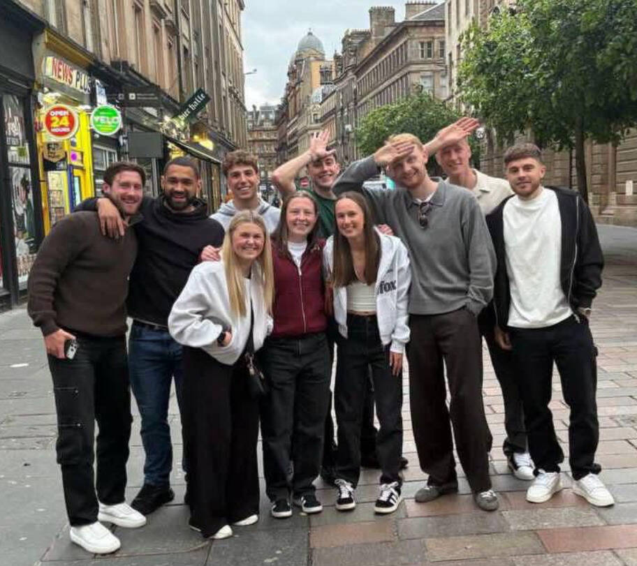 Celebrating Celtic players brilliantly mock Kris Boyd