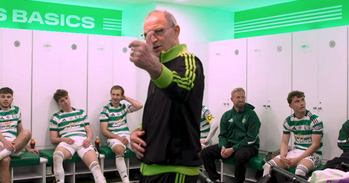 Unseen Celtic dressing room clip shows wholesome moment Martin O’Neill picks out ‘special’ unsung hero for praise