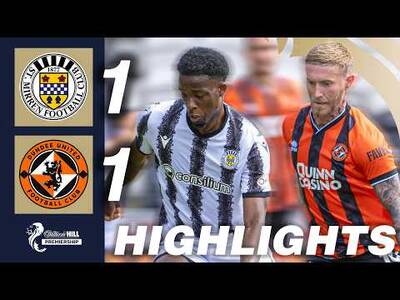 St. Mirren 1-1 Dundee United | HIGHLIGHTS | William Hill Premiership