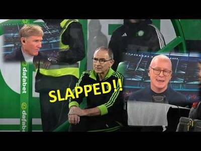 DESTROYED: Celtic boss Martin O’Neill PUTS THE BOOT into Jim White & Simon Jordan DESTROYED: Celtic boss Martin O’Neill PUTS THE BOOT into Jim White & Simon Jordan