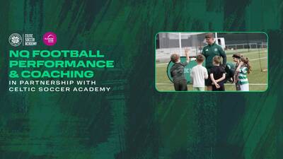 : Football coaching courses with Celtic FC Soccer Academy & Glasgow Clyde College