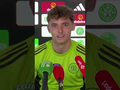 Callum Osmand spoke with the media at Lennoxtown
