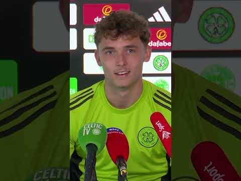 Callum Osmand spoke with the media at Lennoxtown