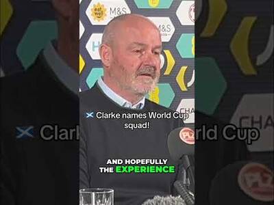 “NO Scotland team has done it before” — Steve Clarke names World Cup 2026 squad #scotland #worldcup