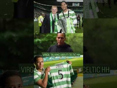 VVD TALKING ABOUT CELTIC! #virgilvandijk #CELTIC