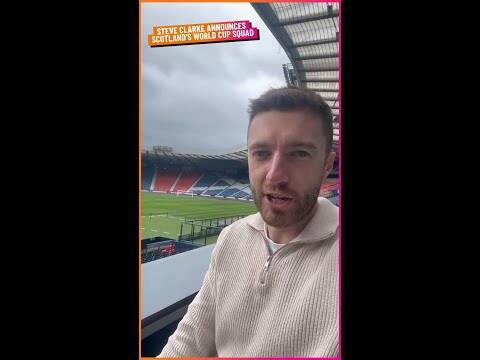 Steve Clarke Announces Scotland World Cup Squad
